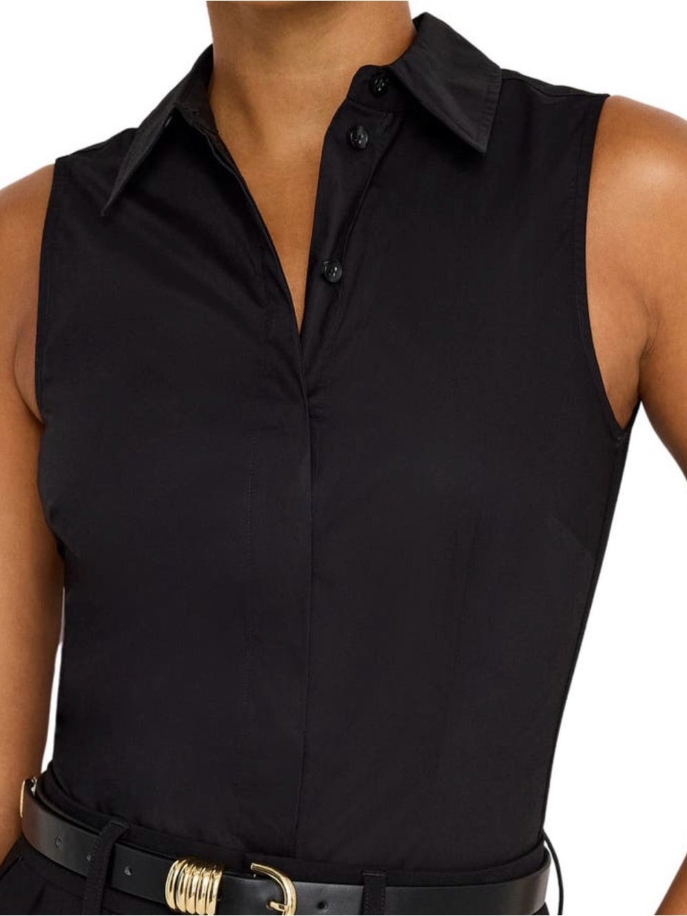 Good American Cotton Popplin Bodysuit